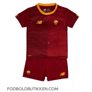 AS Roma Hjemmebanetrøje Børn 2022-23 Kortærmet (+ Korte bukser)